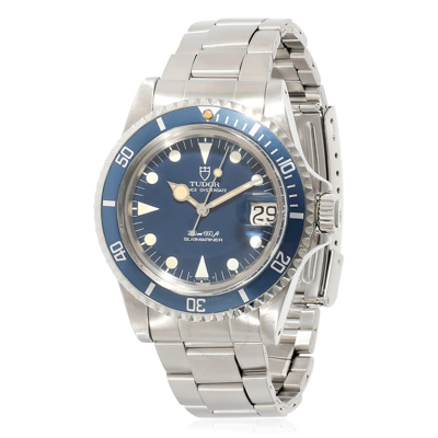 Shop Tudor Prince Oysterdate Automatic Blue Dial Men's Watch 76100