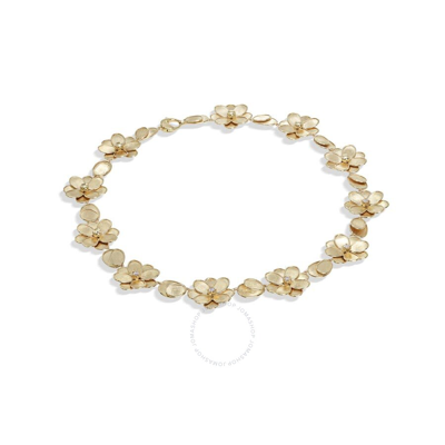 Marco Bicego Petali Collection 18k Yellow Gold And Diamond Flower Collar - Cb2441 B Y 02 In Yellow