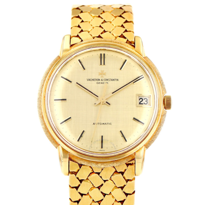 Shop Vacheron Constantin Vintage Automatic Men's Watch 6394 In Gold / Gold Tone / Yellow