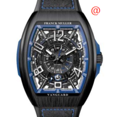 Shop Franck Muller Vanguard Mariner Hand Wind Black Dial Men's Watch V45scdtsqtrcgttnrbrbl(nrblcnr)