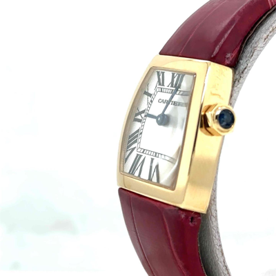 Shop Cartier La Dona Quartz Ladies Watch W6400156 In Red   / Gold / Gold Tone / Silver / Yellow
