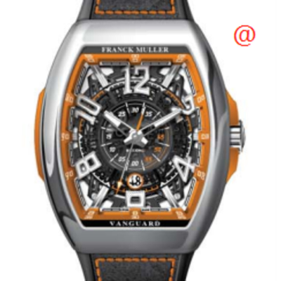 Shop Franck Muller Vanguard Mariner Hand Wind Black Dial Men's Watch V45scdtsqtrcgacor(nrblcac)
