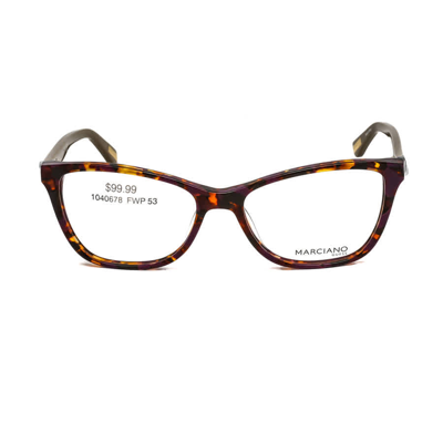 Shop Guess By Marciano Demo Cat Eye Unisex Eyeglasses Gm0266-3 055 53 In Tortoise