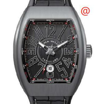 Shop Franck Muller Vanguard Classical Automatic Black Dial Men's Watch V45scdtttbrnr(nrnrttbr) In Black / Grey