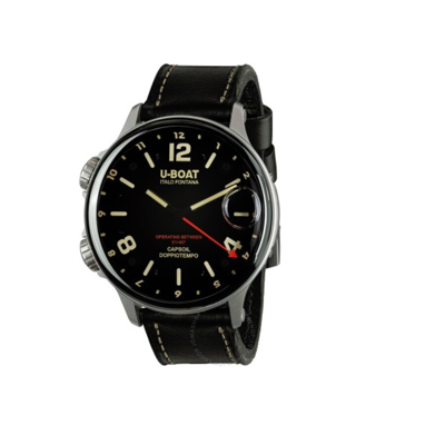 Shop U-boat Capsoil Quartz Black Dial Men's Watch 9672