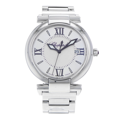 Shop Chopard Imperiale Quartz Silver Dial Men's Watch 8532 In Black / Silver