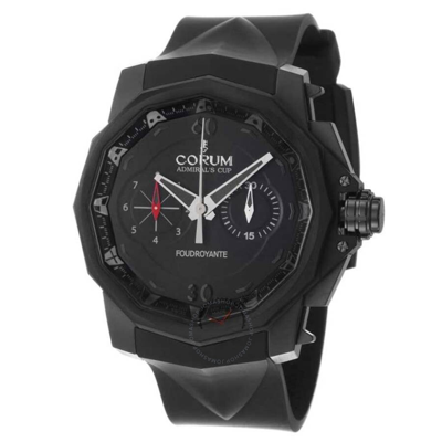 Shop Corum Admirals Cup Chronograph Automatic Black Dial Men's Watch 895.931.95/0371 An12 In Admiral / Black