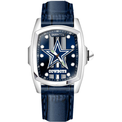 Shop Invicta Nfl Dallas Cowboys Quartz Blue Dial Men's Watch 45450