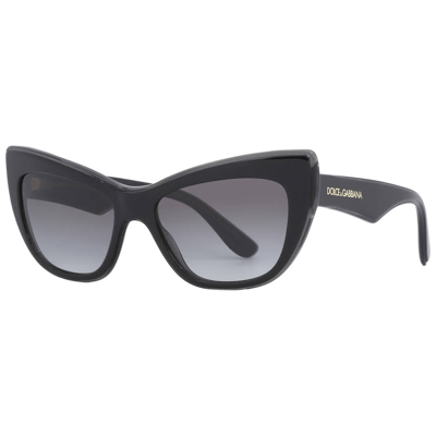 Shop Dolce & Gabbana Dolce And Gabbana Grey Gradient Cat Eye Ladies Sunglasses Dg4417 32468g 54