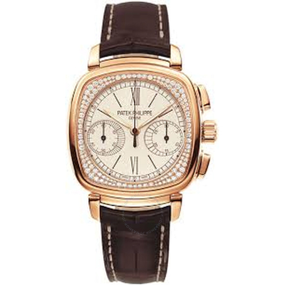 Shop Patek Philippe Complications Silvery-white Opaline Dial Men's Chronograph Watch 7071r-001 In Brown / Gold / Gold Tone / Rose / Rose Gold / Rose Gold Tone / Silver / Skeleton