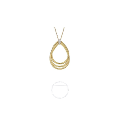Marco Bicego Cairo 18k Yellow Gold & Diamond Medium Woven Pendant - Cg707 B Yw M5 In Yellow