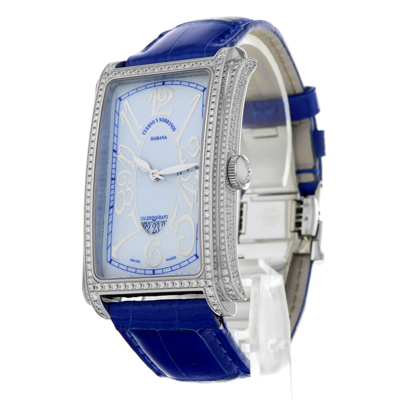 Shop Cuervo Y Sobrinos Prominente Automatic Diamond Blue Dial Men's Watch A1012