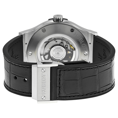 Shop Hublot Classic Fusion Silver Opaline Dial Men's Watch 511.nx.2610.lr In Black / Silver / Skeleton / White