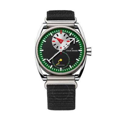 Shop Louis Erard Alain Silberstein Automatic Black Dial Men's Watch 85358tt09.btt82 In Black / Grey