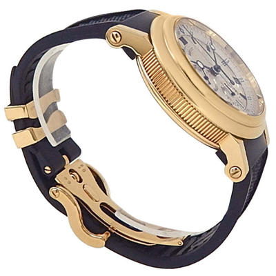 Shop Breguet Marine Chronograph Silver Dial Men's Watch 5827ba/12/5zu In Black / Gold / Silver / Yellow