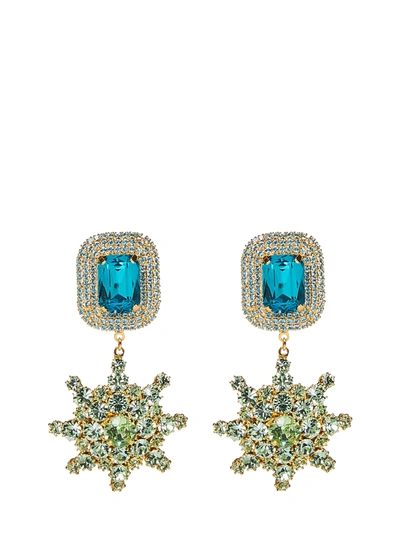 Shop Magda Butrym Starbust Earrings In Oro
