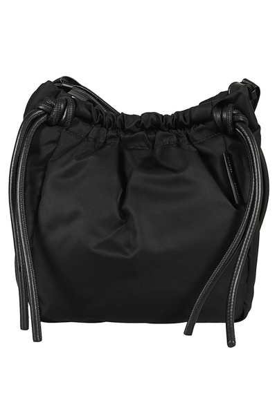 Shop Proenza Schouler Drawstring Bucket Bag In Black