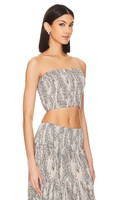 Shop Misa Roksana Bandeau In Spring Python