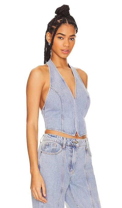 Lioness Je Suis Halter Top In Æ´—æ°´è“�