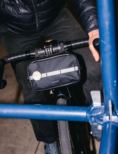 Shop Sandqvist Uno Hip/bike Bar Bag In Black
