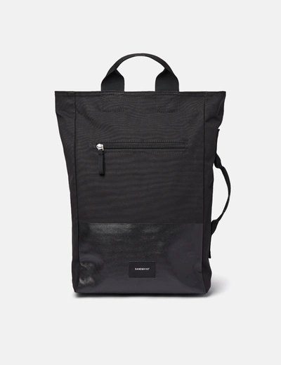 Shop Sandqvist Tony Vegan Backpack In Black