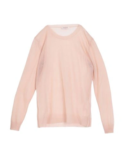 Shop Valentino Garavani Man Sweater Pastel Pink Size M Silk