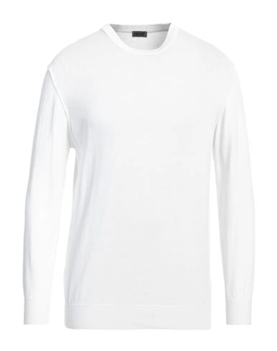 Shop Blauer Man Sweater White Size Xl Cotton