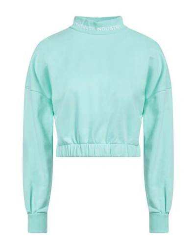 Pharmacy Industry Woman Sweatshirt Light Green Size S Cotton In Green