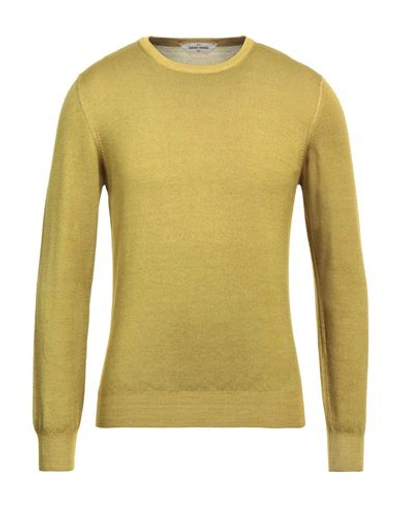 Shop Gran Sasso Man Sweater Acid Green Size 38 Virgin Wool