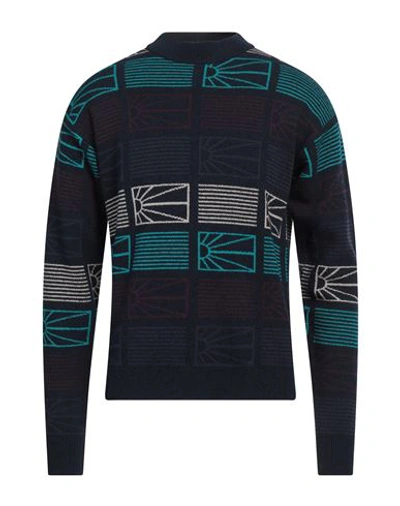Shop Rassvet Man Sweater Navy Blue Size M Acrylic, Wool, Polyamide, Mohair Wool