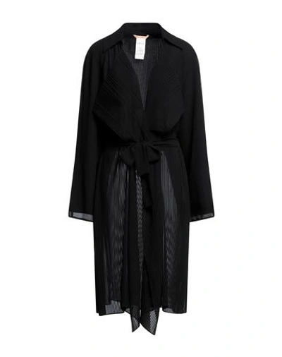 Shop Pennyblack Woman Overcoat Black Size 12 Polyester