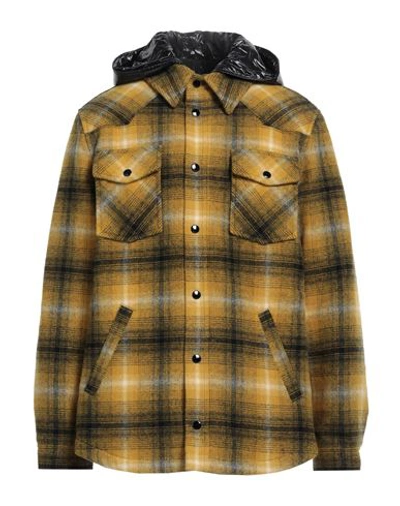 Shop Celine Man Jacket Yellow Size 38 Wool, Polyamide