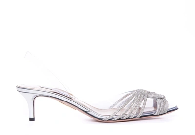 Shop Aquazzura With Heel In Silver