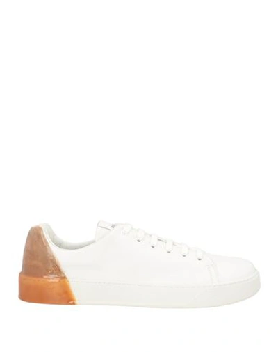 Shop Premiata Man Sneakers White Size 11 Leather