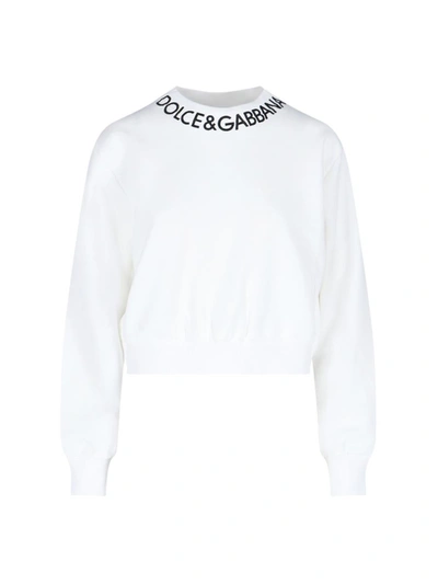Shop Dolce & Gabbana Sweaters In White