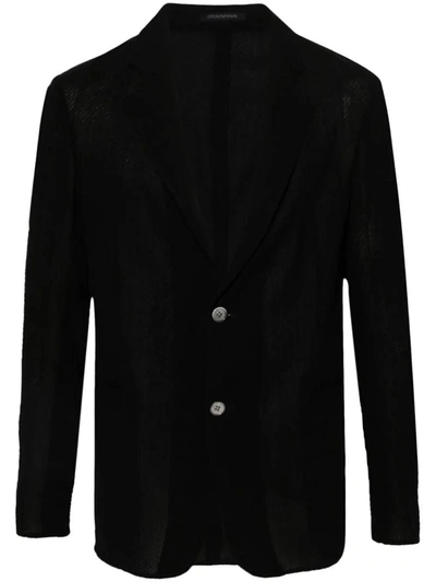 Shop Ea7 Emporio Armani Jacket Clothing In Black