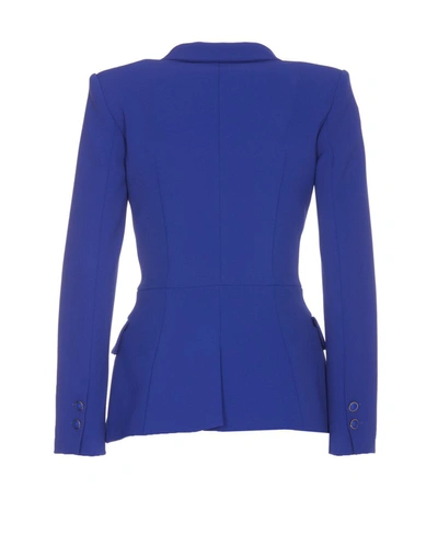 Shop Elisabetta Franchi Jackets In Blue