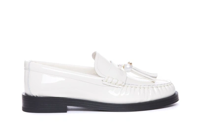 Shop Jimmy Choo Flat Shoes In White