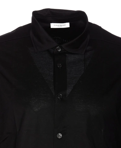 Shop Paolo Pecora Shirts In Black