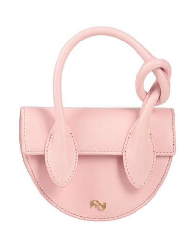 Shop Yuzefi Woman Handbag Pink Size - Textile Fibers
