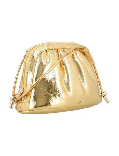 Shop Apc A.p.c. Ninon Bag In Gold