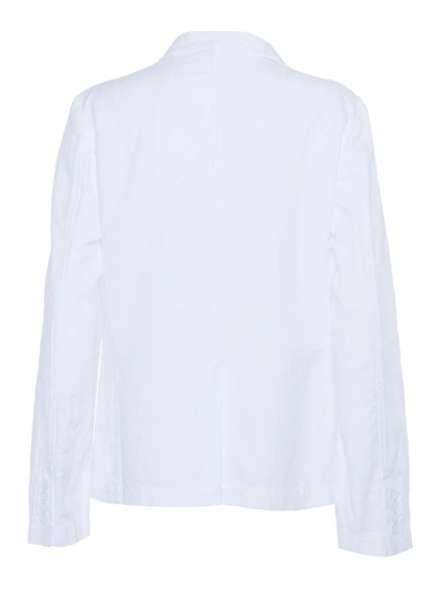Shop Aspesi Jacket In White