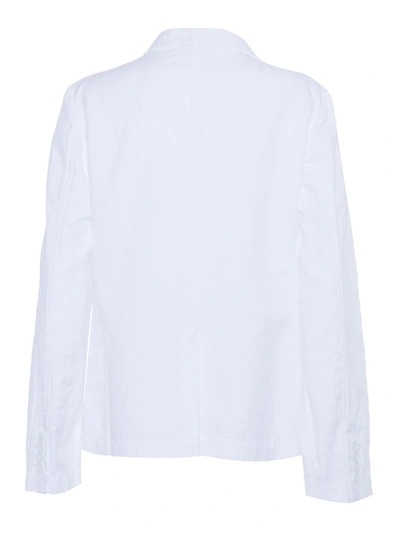 Aspesi White Blazer In White