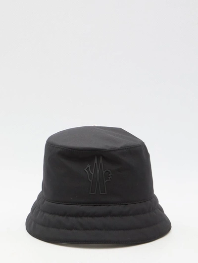 Moncler Logo-patch Gore-tex Bucket Hat In Black