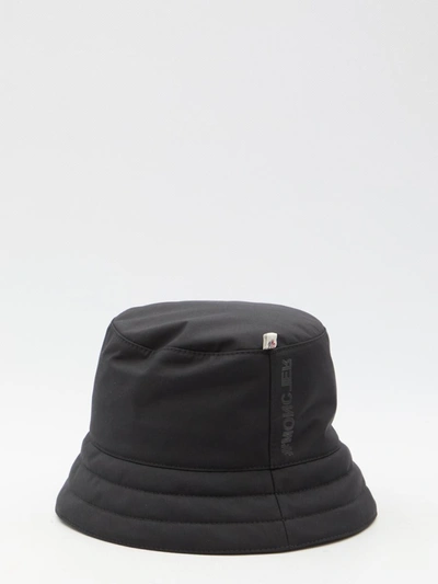 Moncler Logo-patch Gore-tex Bucket Hat In Black