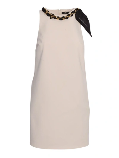 Shop Elisabetta Franchi Midi Dress In White