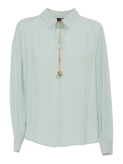 Elisabetta Franchi Viscose Shirt In Blue