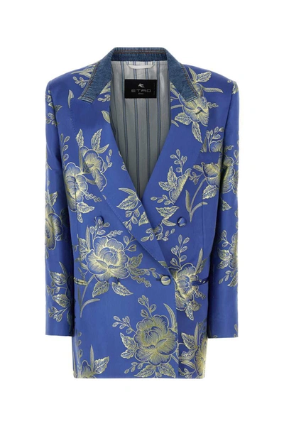 Shop Etro Jackets And Vests In Floral