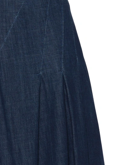 Shop Lorena Antoniazzi Skirt In Blue
