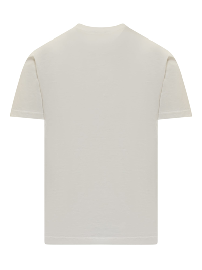 Shop Kenzo Drawn Varsity T-shirt. In Off White